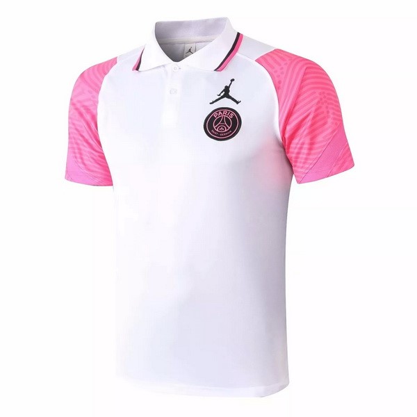 Polo Paris Saint Germain 2020-21 Blanco Rosa